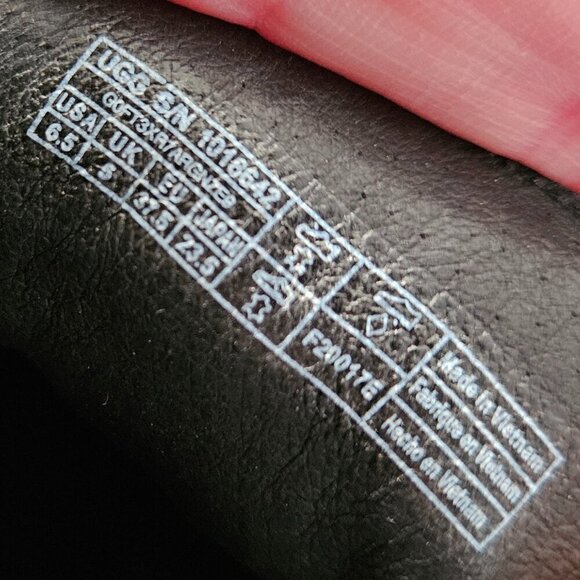 UGG Corin Black Suede Tassel Fringe Ankle Boot 6.5 1016642 - Picture 6 of 6